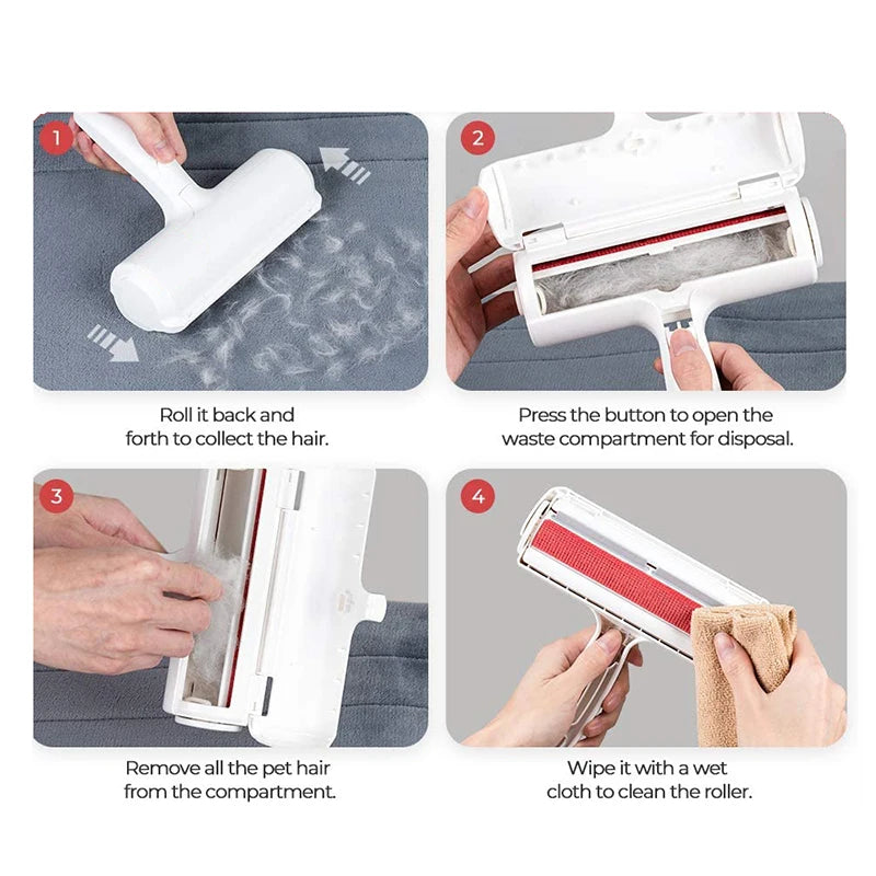🐾 Whisker & Wow Pet Hair Remover Roller